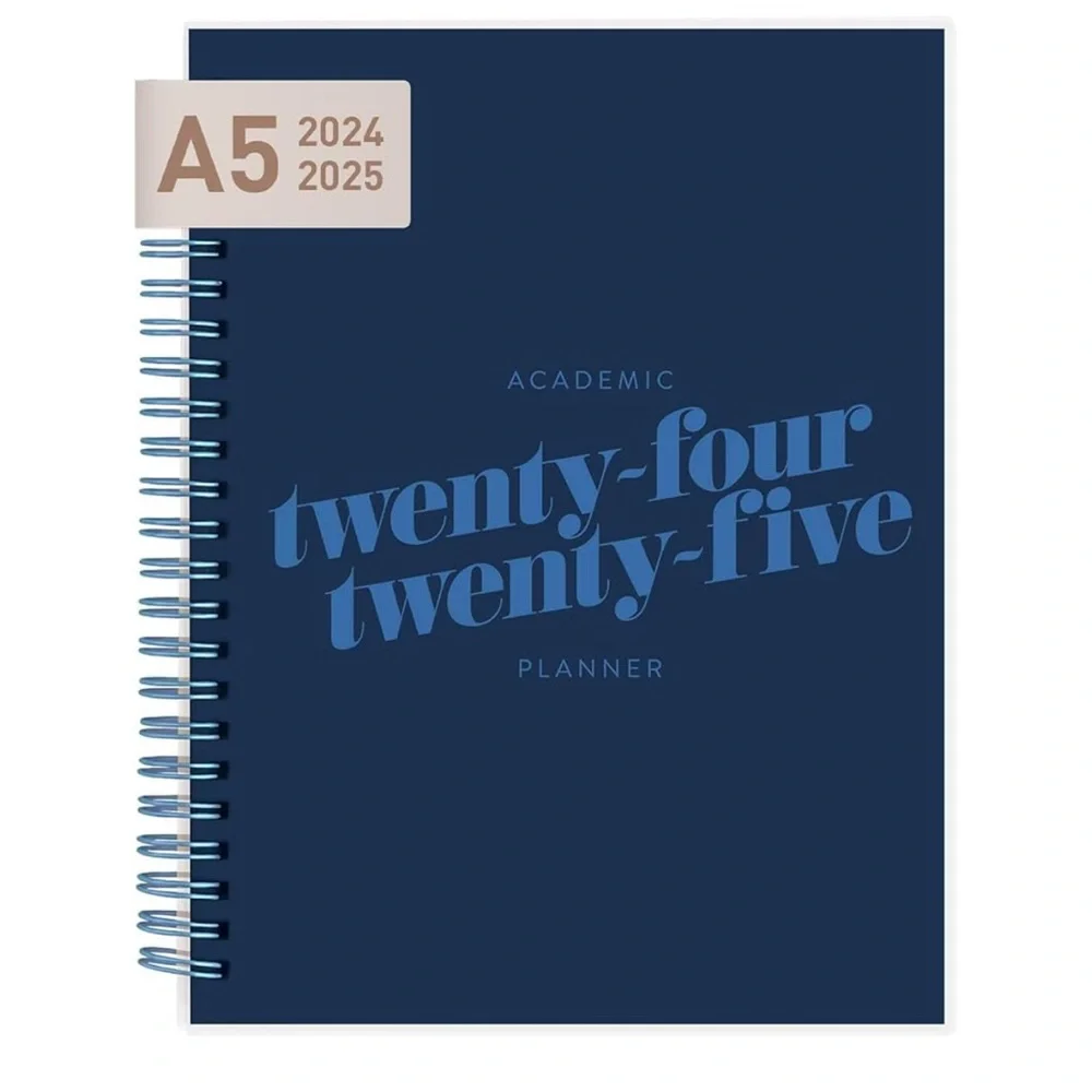 Navy Blue Academic Planner 2024-2025